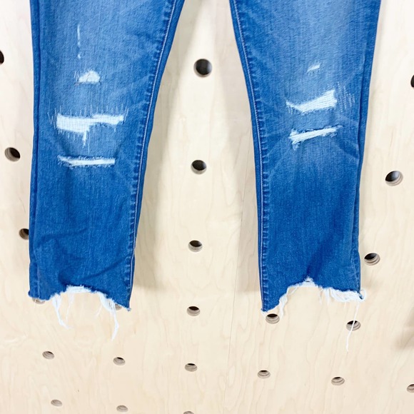 Madewell Women's Cali Demi Boot Distressed Jeans Size 27 - Picture 4 of 8